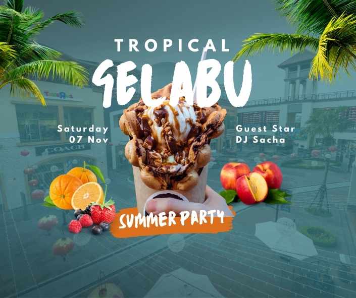 Bubble Waffle Tropical